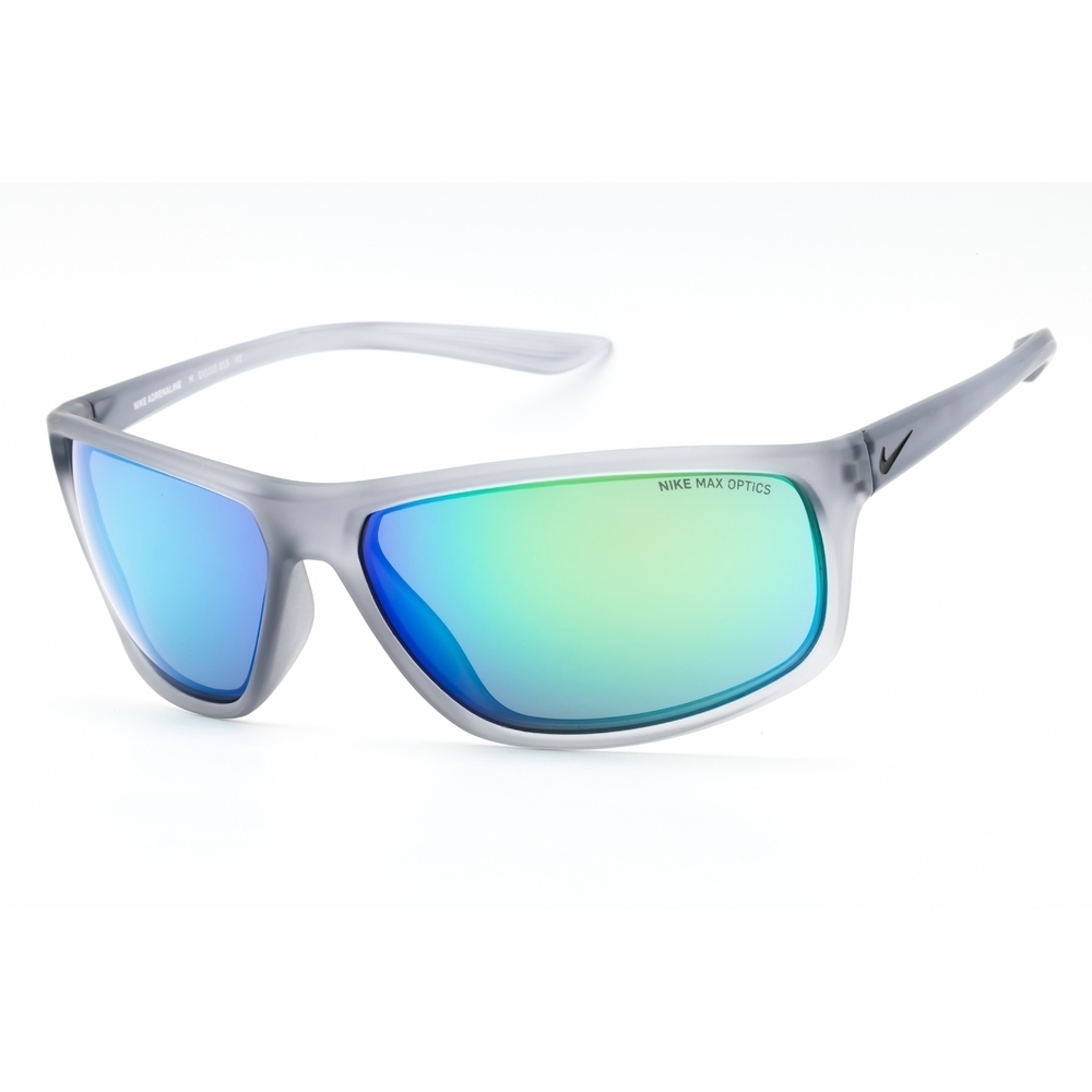 NWT Nike ADRENALINE M EV1113 Matte Wolf Rectangle 66mm Sunglasses